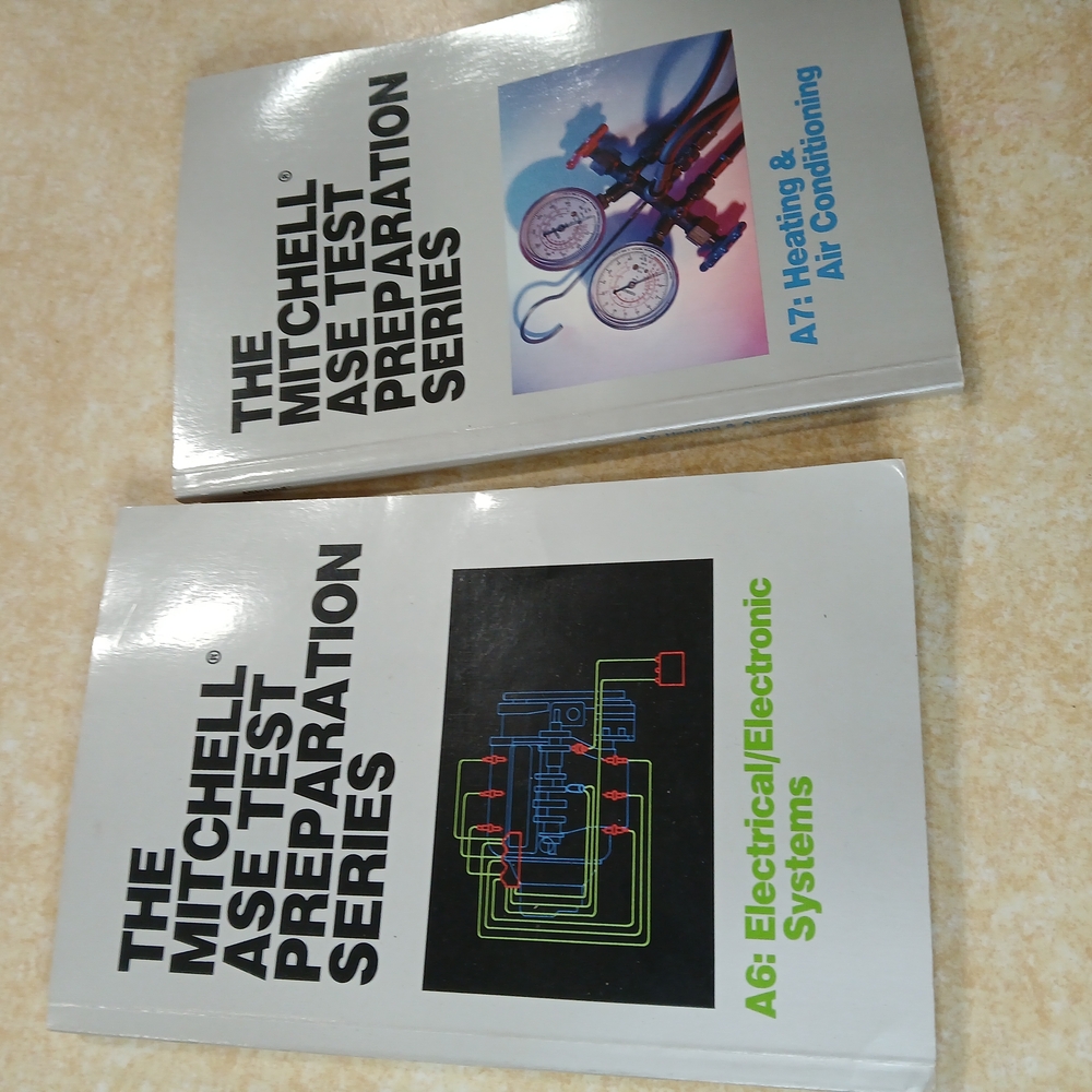 1994 The Mitchell ASE Test Preparation Series - Automotive Manuals (White)